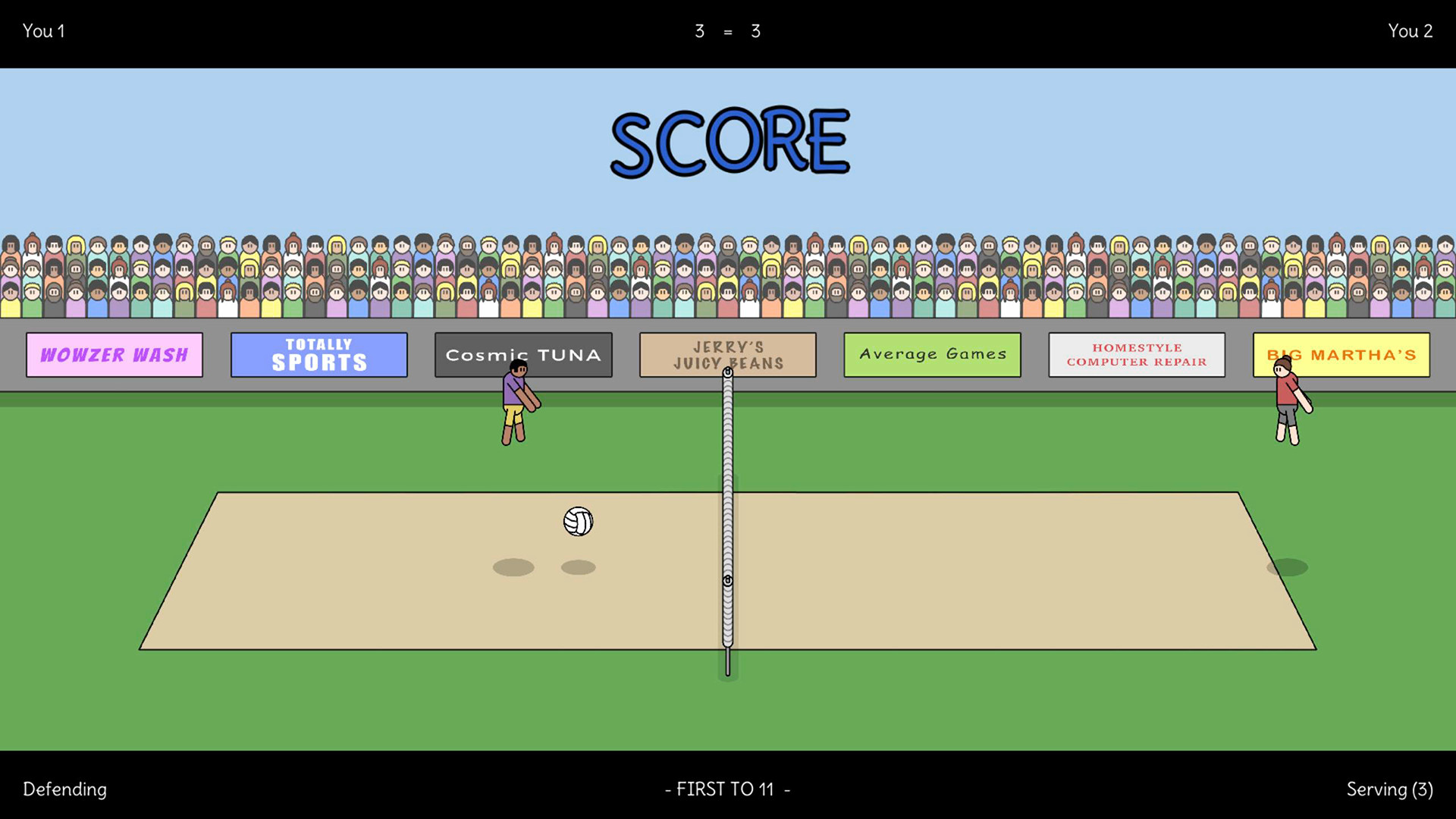 volleyball computer game